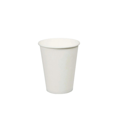 6oz Plain 'Flat White' Paper Cups