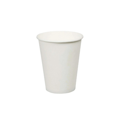 8oz White Paper Coffee Cups