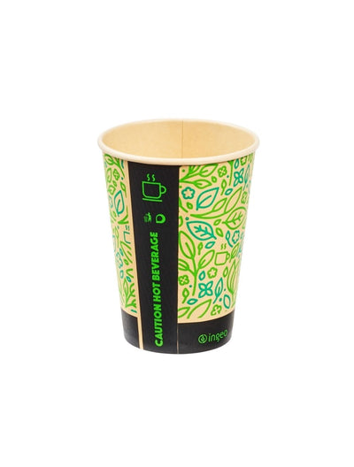 12oz Ultimate Bamboo Compostable Paper Cups