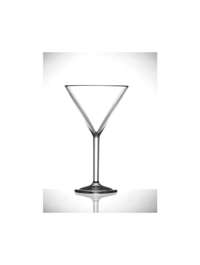 ELITE 7oz Polycarbonate Martini Cocktail Glasses