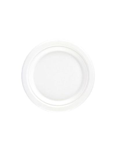 9" Bagasse Round Biodegradable Plates