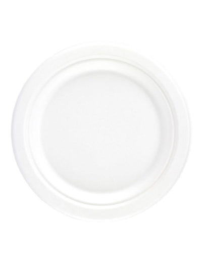 10" Bagasse Round Biodegradable Plates