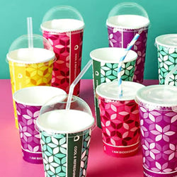Mixed Design Cold Drink Cups