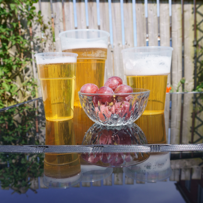 Plastic Pint Glasses