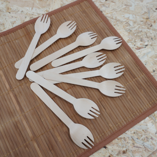 Wooden Sporks 155MM
