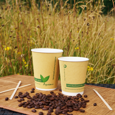 8oz Compostable Ripple Cups