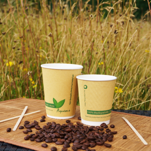 8oz Compostable Ripple Cups