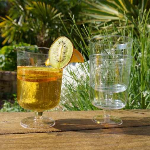 Disposable Plastic 8oz Wine Goblet