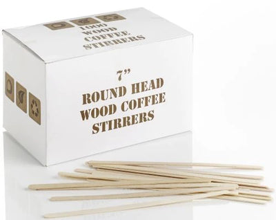 7" Wooden Coffee Stirrers