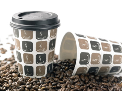 12oz Cafe Mocha Paper Coffee Cups