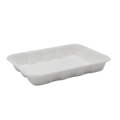 No3 Rectangular Bagasse Trays (210 x 160 x 30mm) 8" x 6"