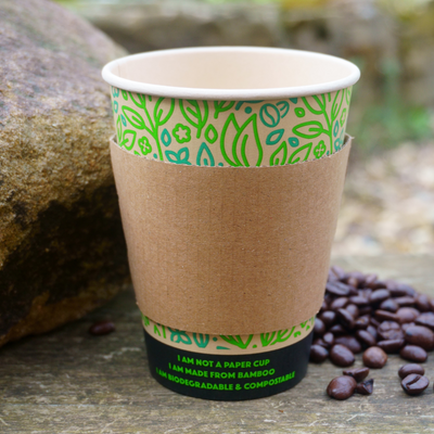 Brown Coffee Clutches For 8oz Paper Cups