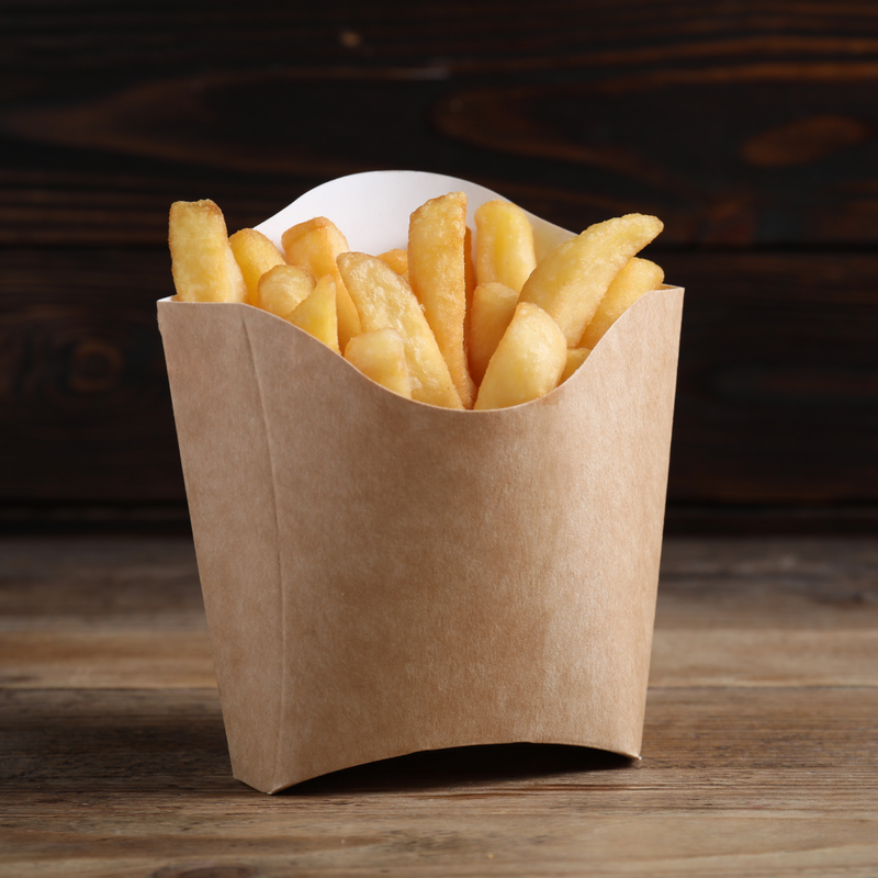 Medium Kraft French Fry Scoops