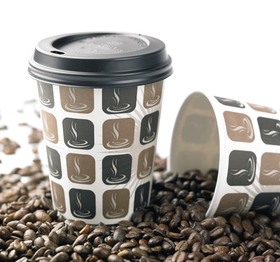 10oz Cafe Mocha Paper Cups
