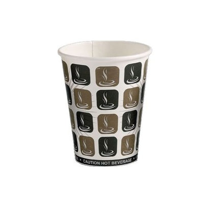 10oz Cafe Mocha Paper Cups
