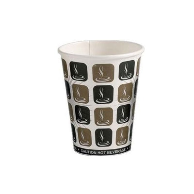 12oz Cafe Mocha Paper Coffee Cups