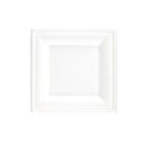 15cm Bagasse Square Biodegradable Plates