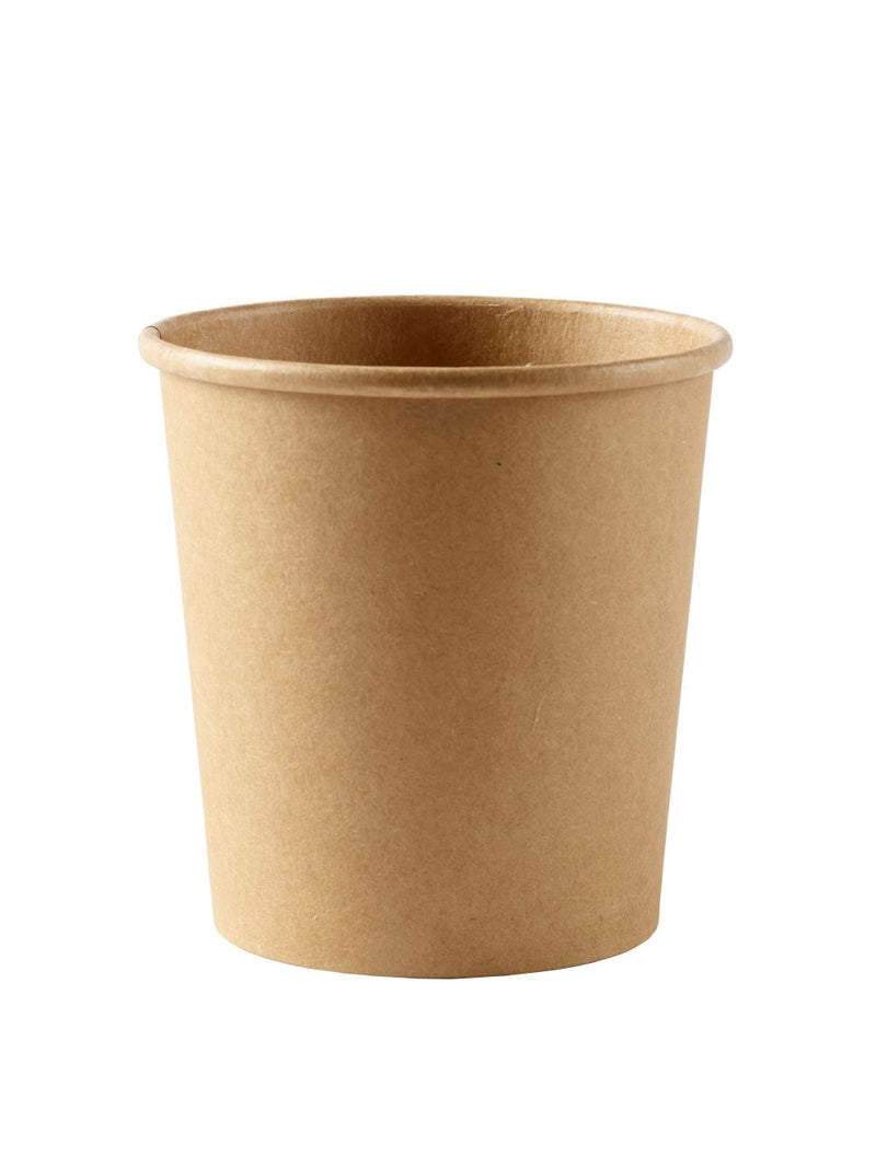 16oz Brown Kraft Deli Soup Cups