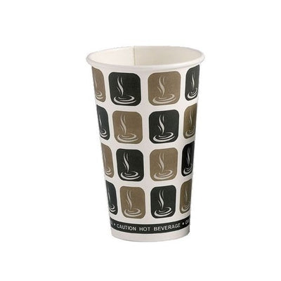 16oz Cafe Mocha Paper Coffee Cups