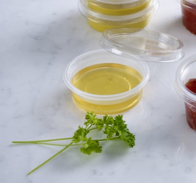 2oz plastic sauce pots
