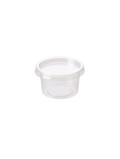 4oz Plastic Sauce Pots with Lids