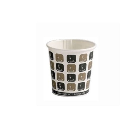 4oz Cafe Mocha Paper Espresso Coffee Cups