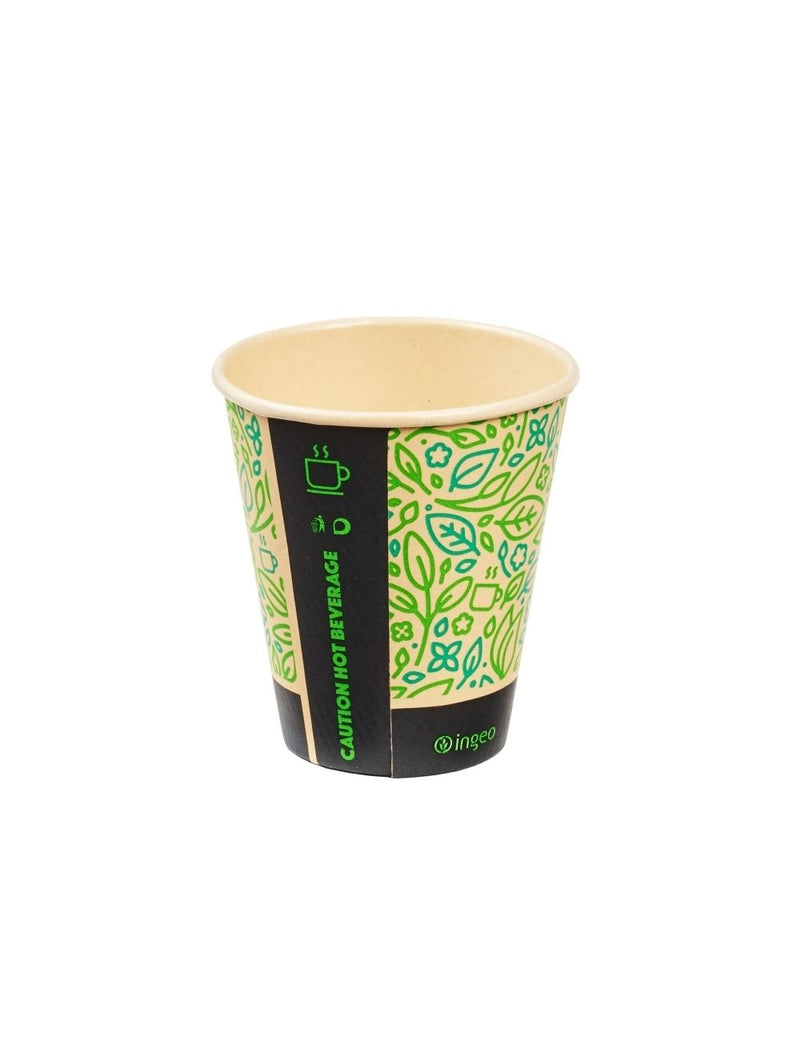 8oz Ultimate Bamboo Compostable Paper Cups