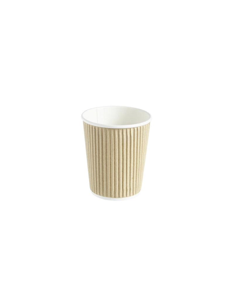 8oz Kraft Ripple Cup