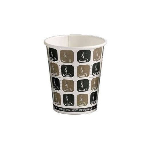 8oz Cafe Mocha Paper Coffee Cups