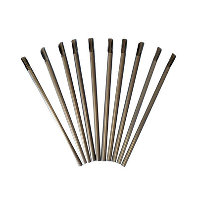 Black Plastic Spoon Straws