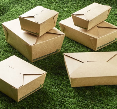 Kraft Brown Food Boxes
