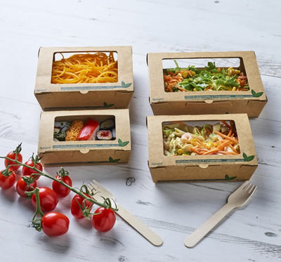Kraft Food Boxes With Window