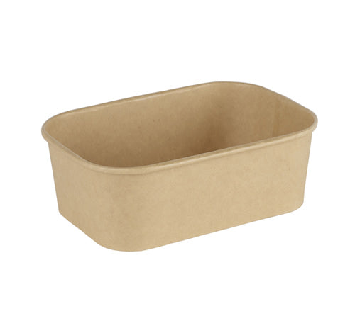 Medium Rectangle Kraft Salad Bowls