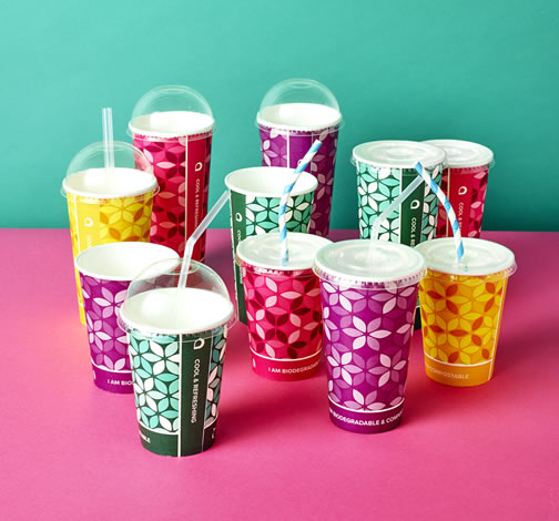 Mixed Design Cold Drink Cups