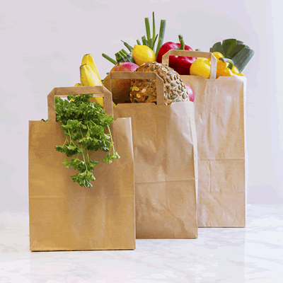 Large Kraft Paper Carrier Bags