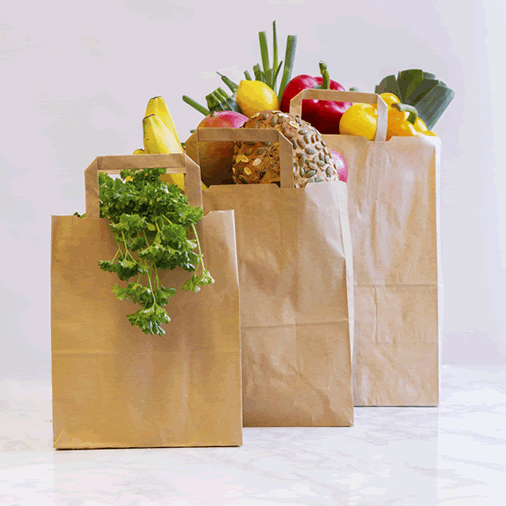 Large Kraft Paper Carrier Bags