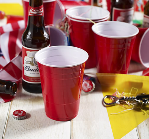 Red American Party Cups