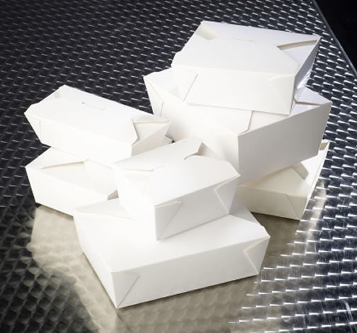 White Food Boxes Takeaway