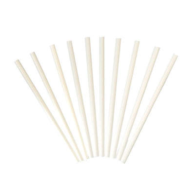 White Smoothie Straws