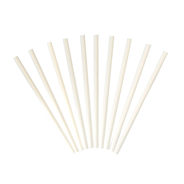 White Smoothie Straws