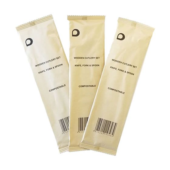 Wooden Cutlery Packs Compostable