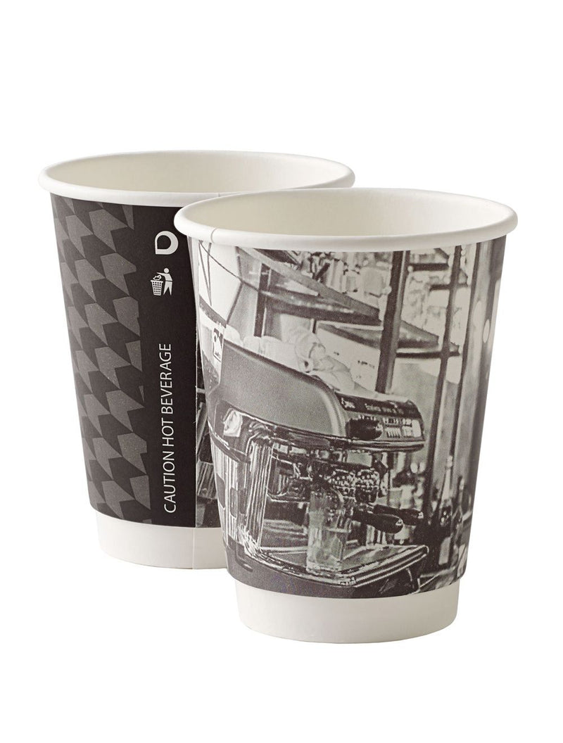 12oz Double Wall Barista Paper Coffee Cups