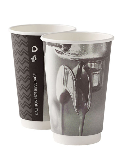 16oz Double Wall Barista Paper Coffee Cups