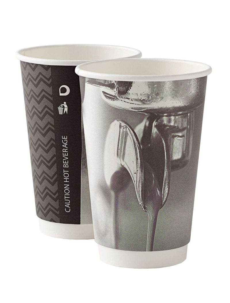 16oz Double Wall Barista Paper Coffee Cups