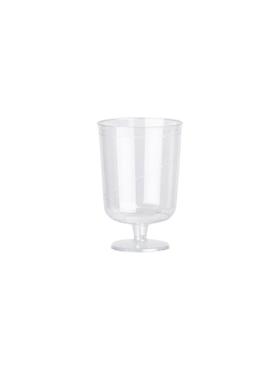 6oz Stemmed Plastic Wine Glasses - CE Marked