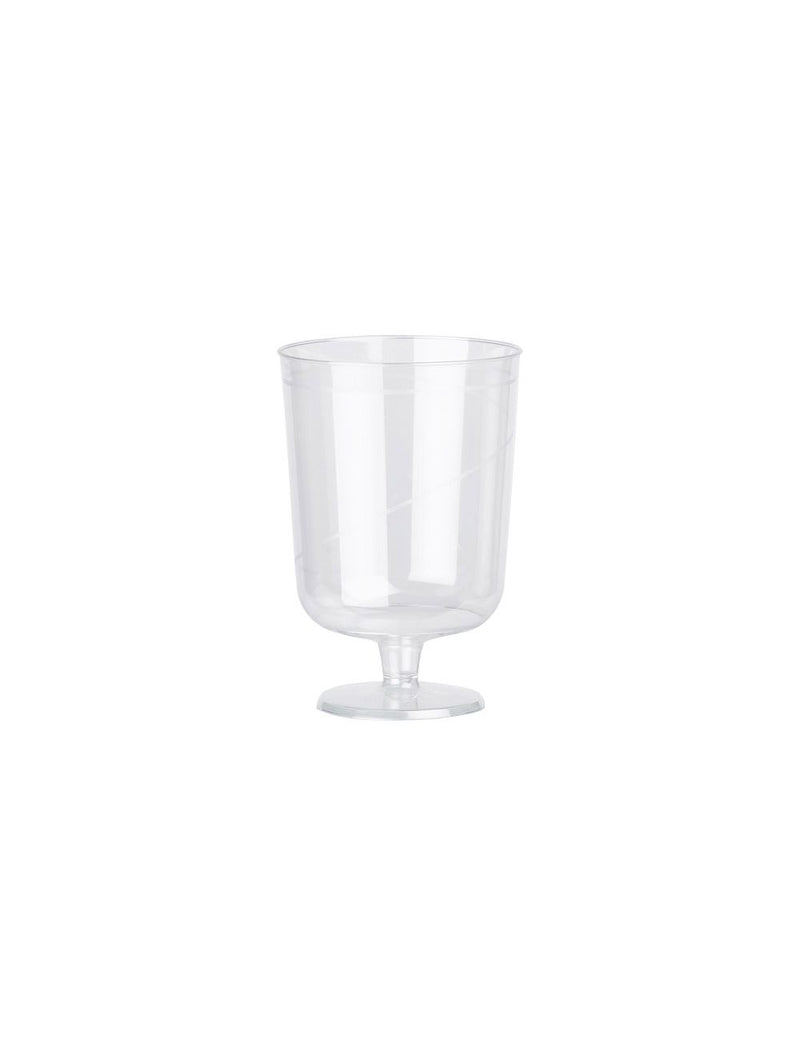 6oz Stemmed Plastic Wine Glasses - CE Marked