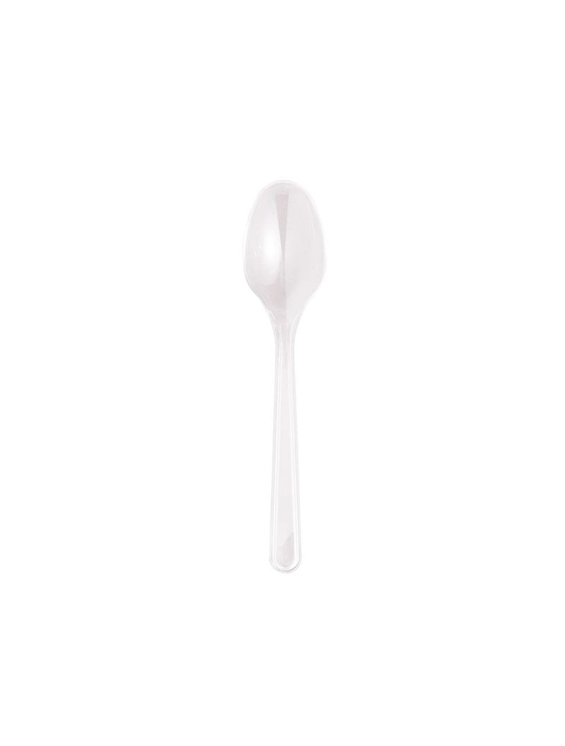 Strong Disposable Clear Plastic Teaspoons