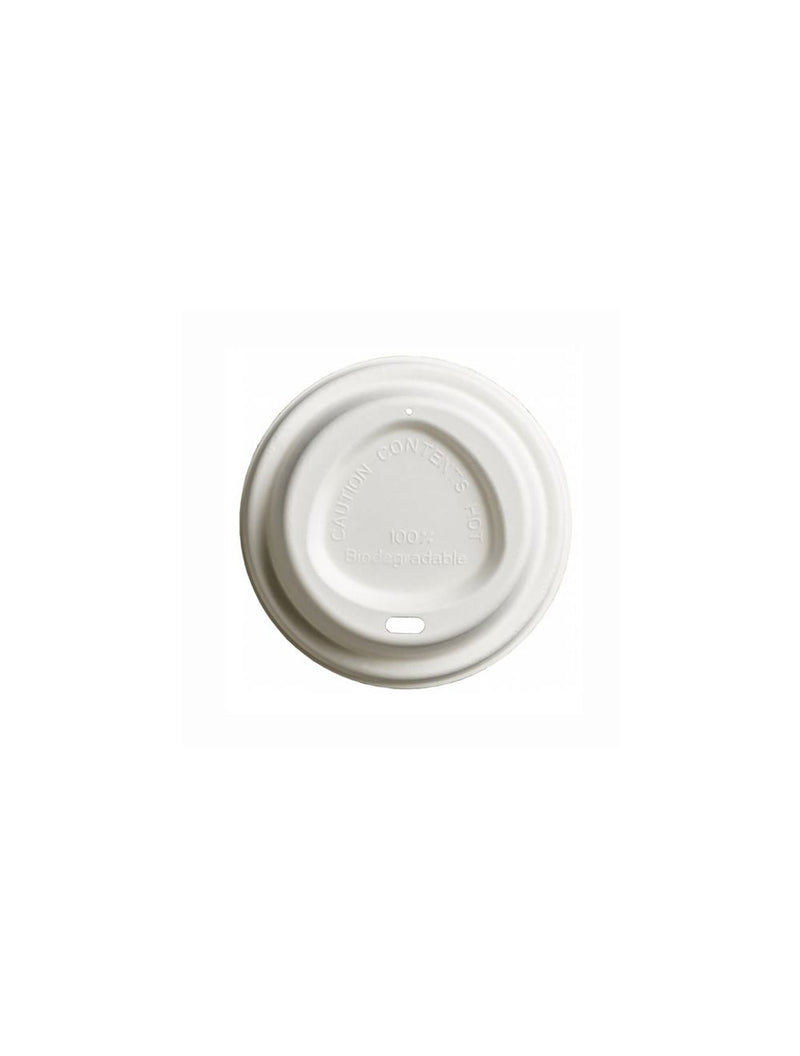 Compostable Bagasse Lids To Fit 10-20oz Cups
