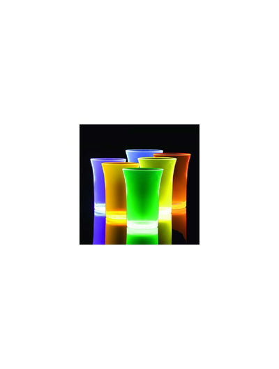 ECON 35ml Mixed Reusable Neon Shot Glasses