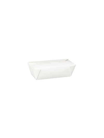 No 6a Dispopak White Leak-Proof Food Containers